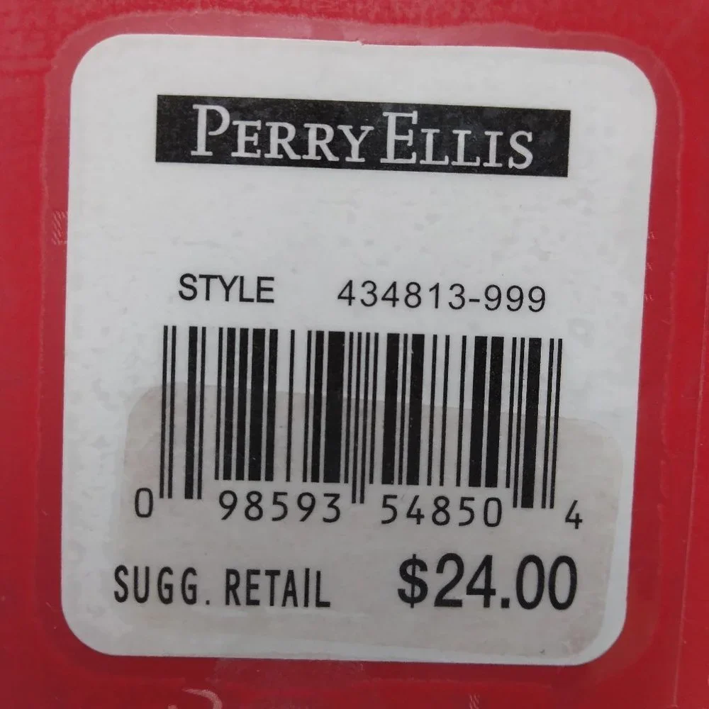 New Perry Ellis‎ Men's Multi Color Mid Calf Casual Socks | 4 Pack | Size 7 -12